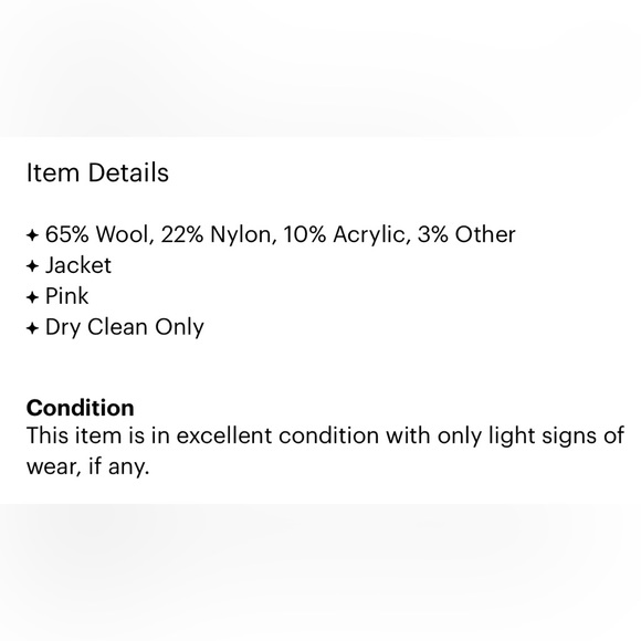 JONES NEW YORK SIGNATURE Pink & Tan Tweed Wool Blazer Pockets Vintage Retro - Picture 3 of 3